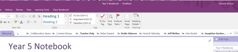 Formative Assessment using OneNote